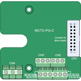MCTC-PG-C2 Карта для подключения Sin/Cos энкодера с разъемом DB15 INOVANCE Inovance ME320LN Частотное деление