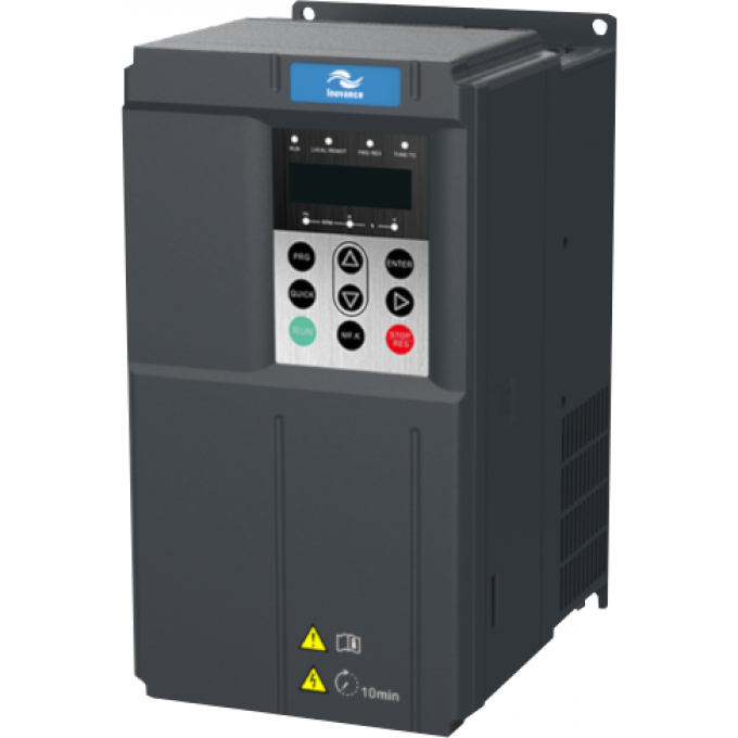 Преобразователь частоты, серия MD290, 7,5/11 кВт, 17/25 А, перегрузка 150/110%, 380B, INOVANCE от -10 до +40 MD290T7.5G/11PB