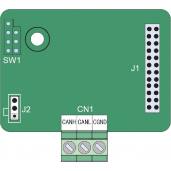 MD38CAN1 Модуль СanLink для MD290/MD500/CS710 INOVANCE Винтовые клеммы Весь диапазон мощностей ПЧ